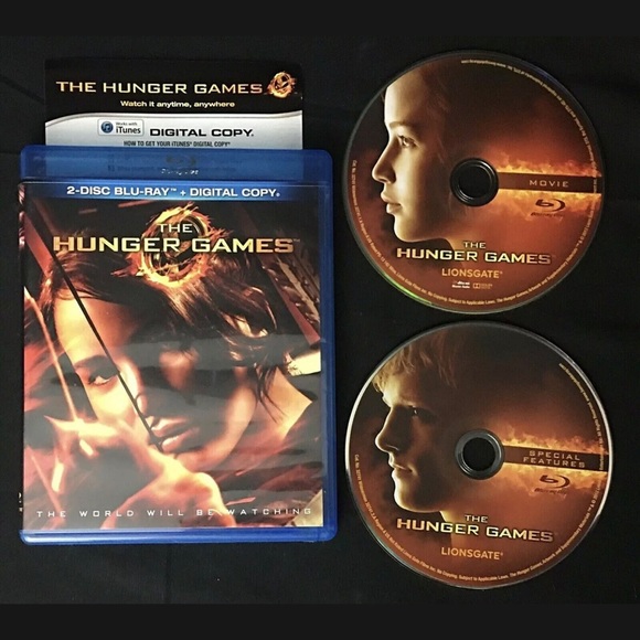 The Hunger Games Blu-ray 2 Disc Set Blu-Ray + Digital Copy Widescreen Movie MINT - Picture 13 of 13